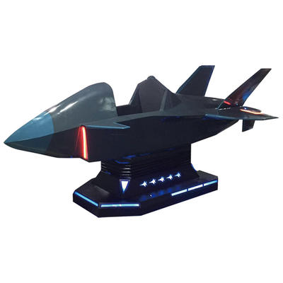 Interactive VR Flight Game Fighter Aircraft Fiberglass Warplane Cockpit