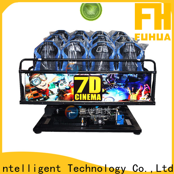 Fuhua motion cinema 7d stereo and seat for aquariums