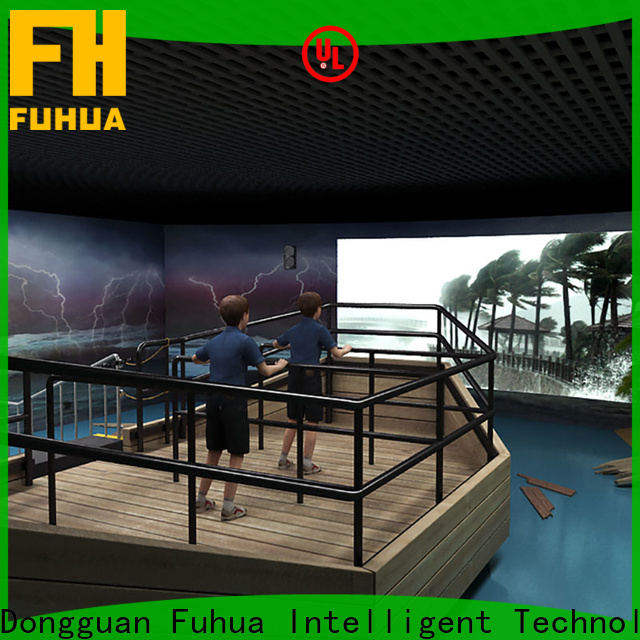 Fuhua high performance typhoon simulator manufacture for commercial amusement