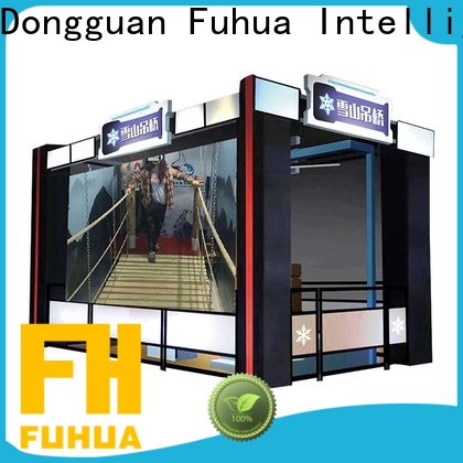 Fuhua snow vr bridge simulator with the real environment for space & science center