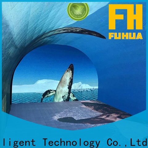 Fuhua wall curved projection screen for sale for museum