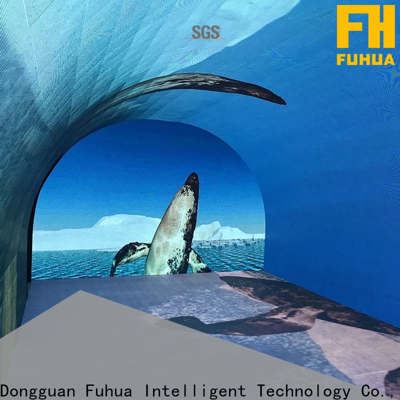 Fuhua tunnel led wall screen for aquariums