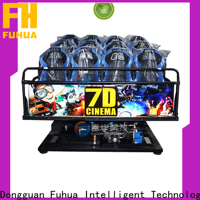 Fuhua cinema 7d simulator cinema stereo and seat for theme parks