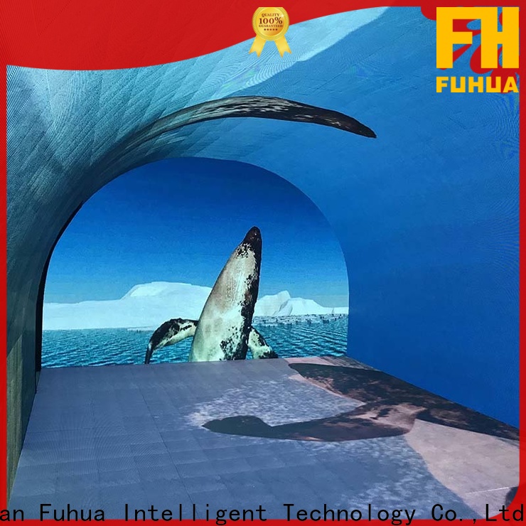 Fuhua interactive led wall screen for education for culture propaganda