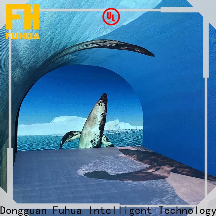 Fuhua popular curved projection screen manufacture for tourist attractions