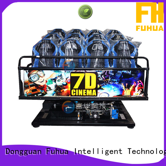 Multiplayer cinema 7d theater stereo and seat for theme parks