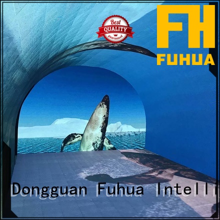 Fuhua popular interactive led wall for tourist attractions