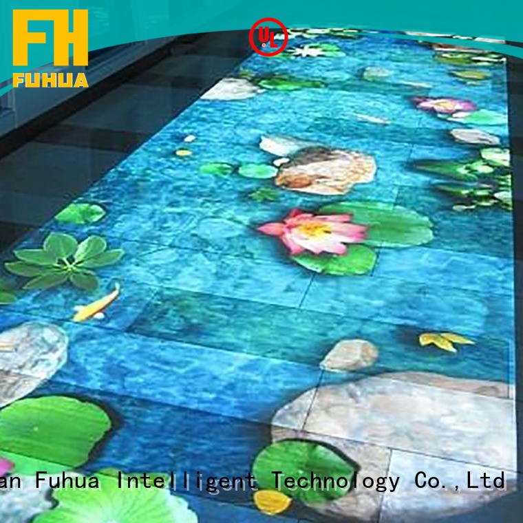 Fuhua relaxing interactive projection for sale for mall