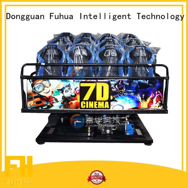 Wireless 7d cinema dof audio system for shopping malls