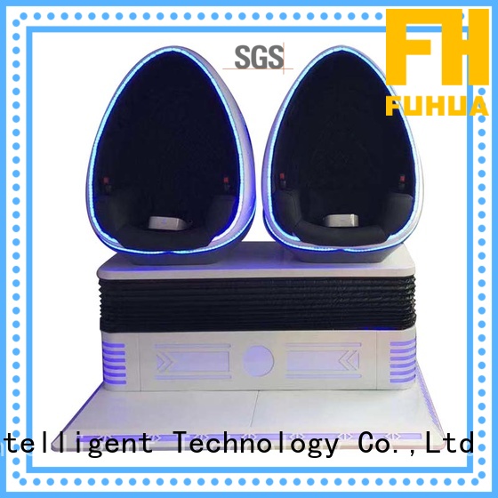 Amusement VR Theme Park 9D Virtual Egg Cinema Simulator For Sale