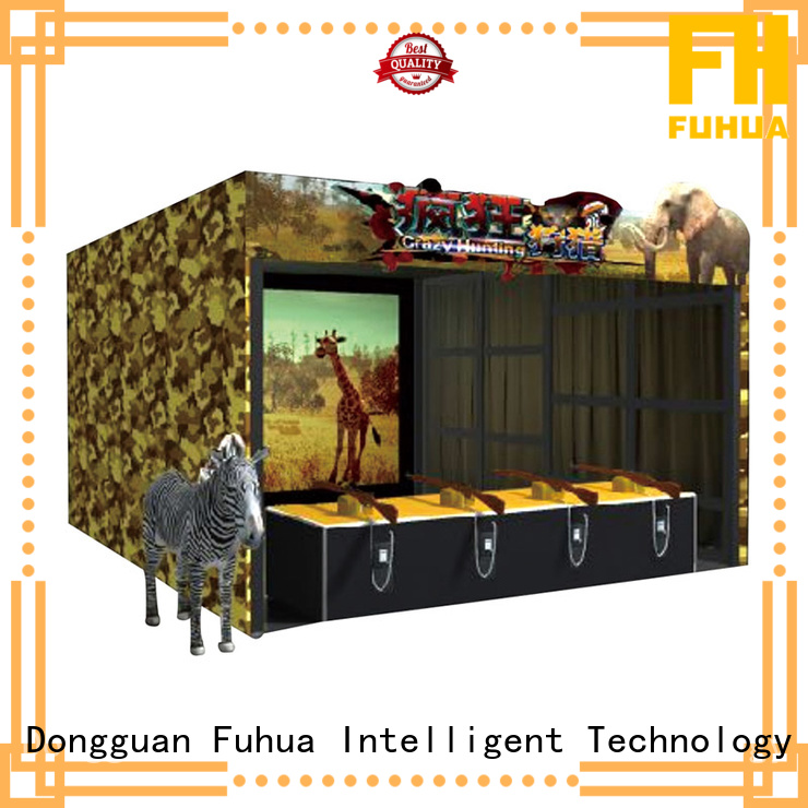 arcade indoor shooting simulator dynamic control technology for theme park Fuhua