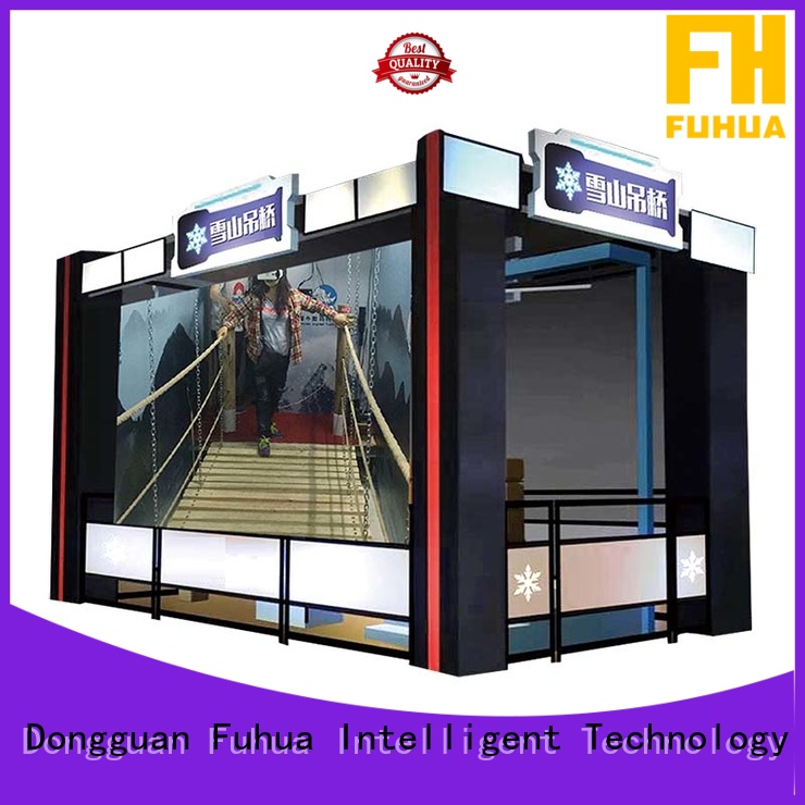 Fuhua Attractive virtual reality bridge with the real environment for shopping malls