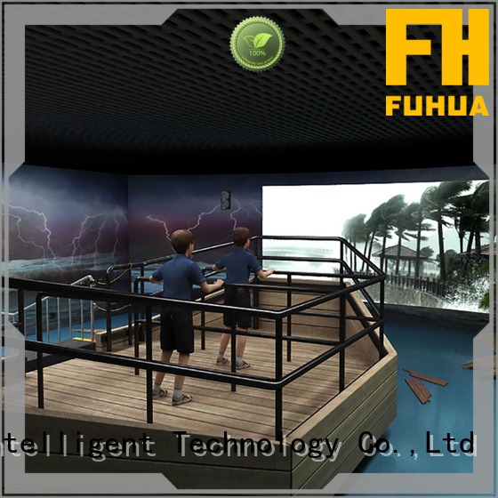 Fuhua Best Motion 3D Typhoon Experience Education Voyage Simulator