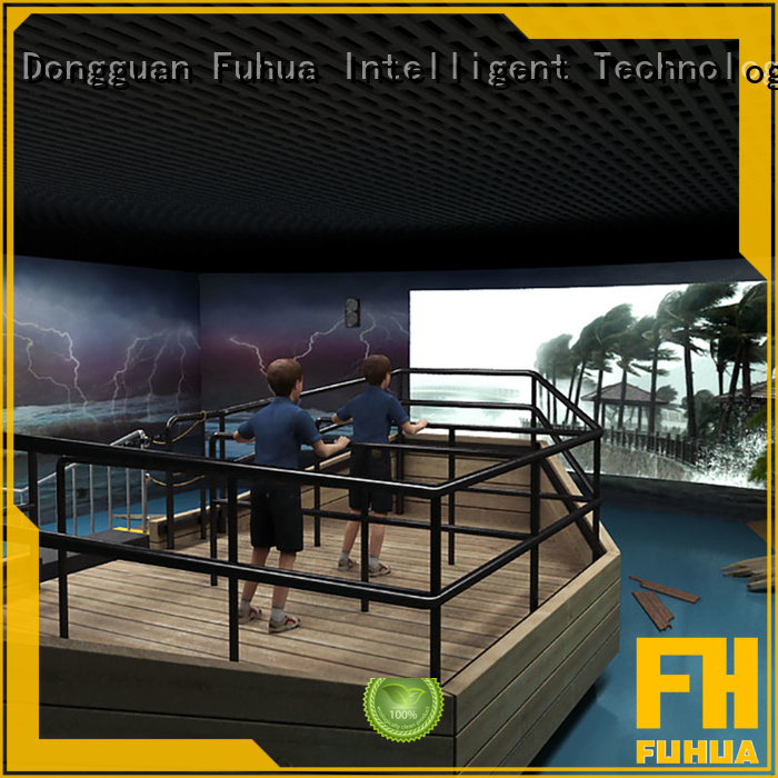 Fuhua Best Motion 3D Typhoon Experience Education Voyage Simulator