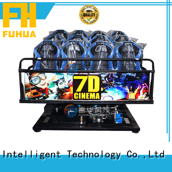 Fuhua interactive 7d cinema simulator special effects for clubs