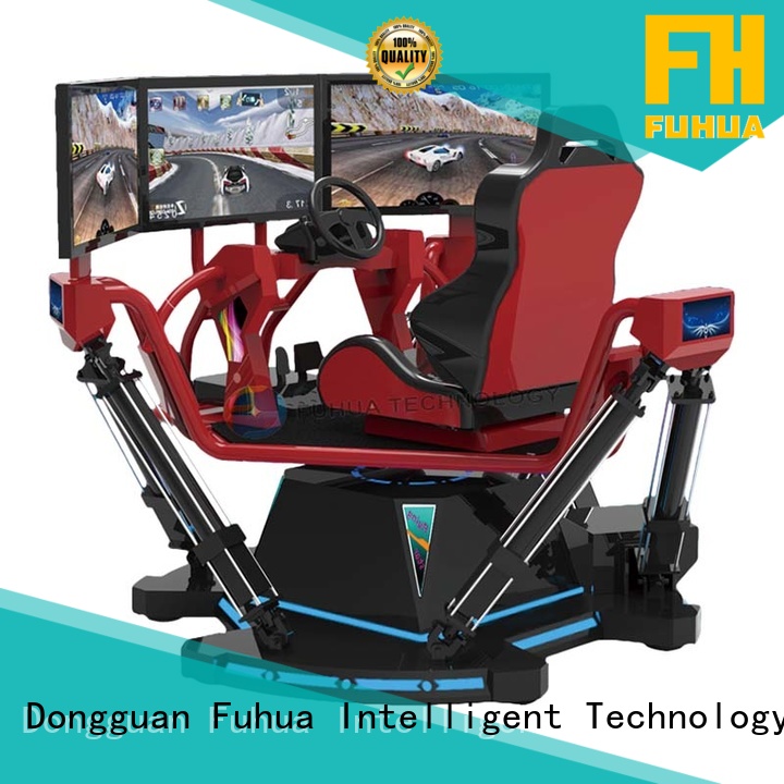 Fuhua motorcycle car racing game simulator dynamic control technology for park