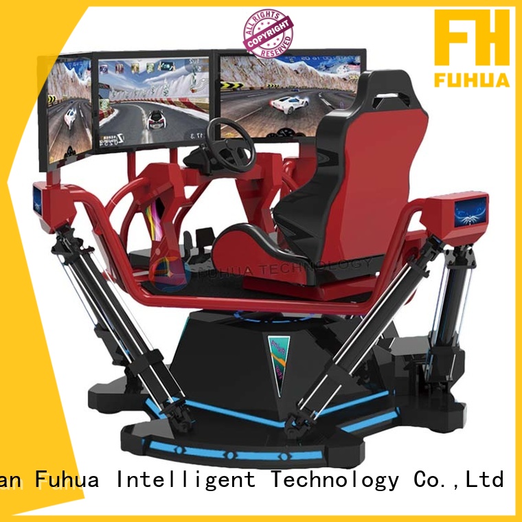 Fuhua Brand indoor motorcycle racing car vr screen supplier