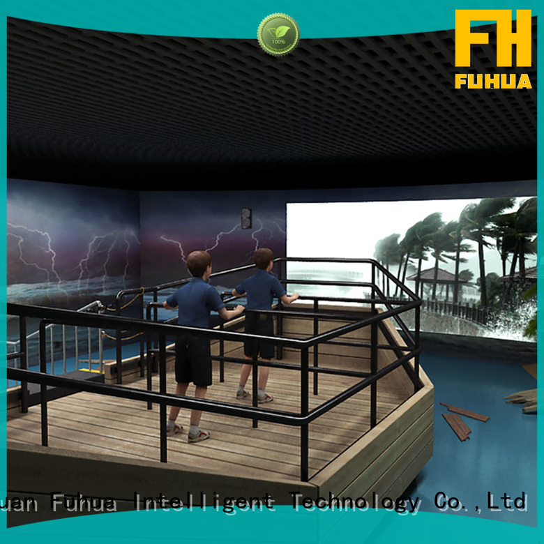 Fuhua Best Motion 3D Typhoon Experience Education Voyage Simulator