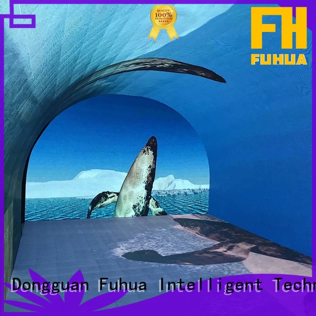 Fuhua popular curved projection screen for education for theme parks