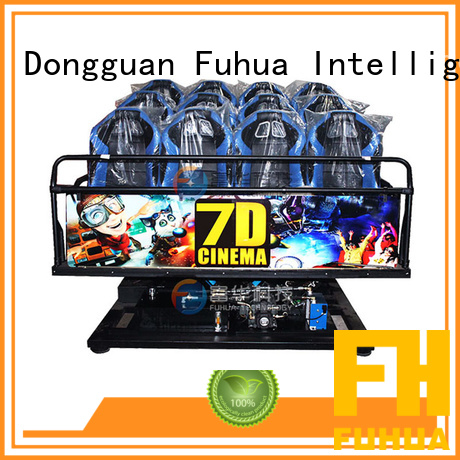 Fuhua Wireless 7d simulator cinema control system for shopping malls