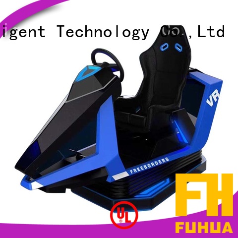 Attractive vr racing simulator metal dynamic control technology for park